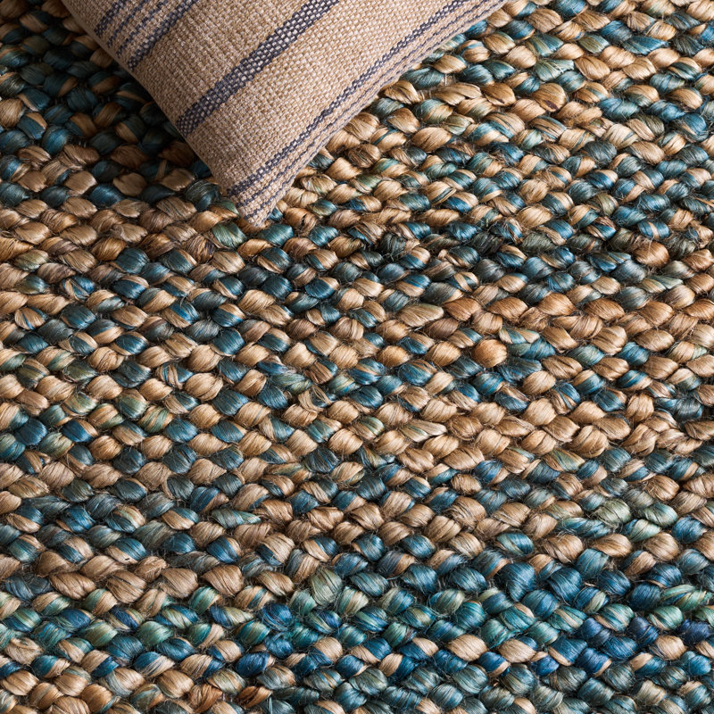 Natural Fiber Couture 111 Hand Woven 80% Jute; 20% Cotton Abstract Rug, Rectangle 8' x 10'