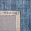 Tapis bleu sarcelle / bleu en laine tissé à la main Abbie-Jo-659402027