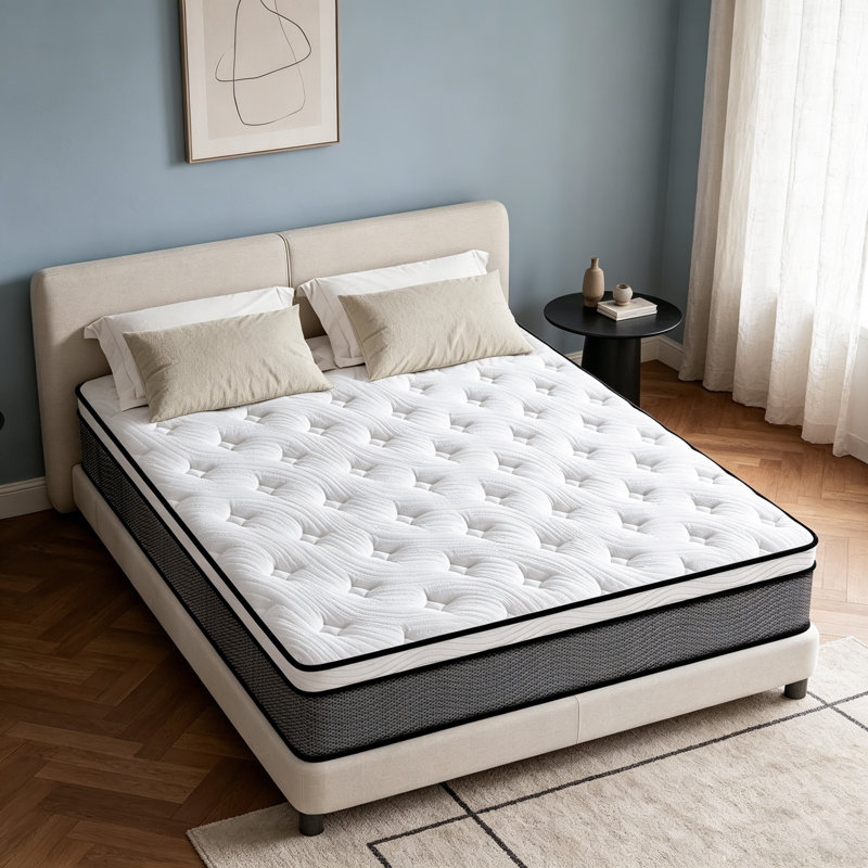 28cm Pillow Top Pocket Sprung Mattress, Small Double (4')