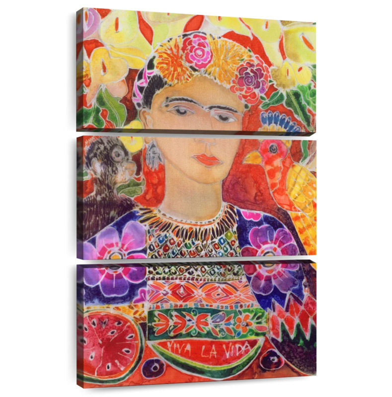 Respects To Frida Kahlo 2002, 50" H x 32" W