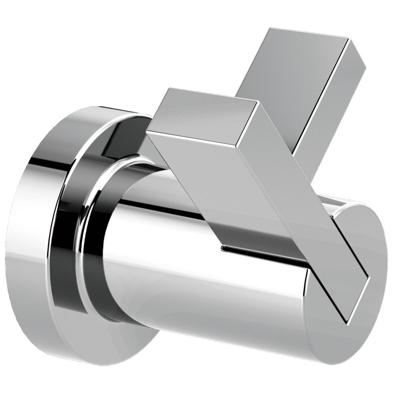 Litze® Double Robe Hook, Polished Chrome