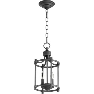 Luminaire suspendu cylindrique unique 2 lumières Ayana
