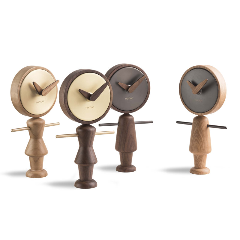 Horloge de table Nena, Noyer / graphite 1