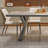 Modern simple family dining table sets 4 - Person Double Pedestal Base Dining Set-101945781