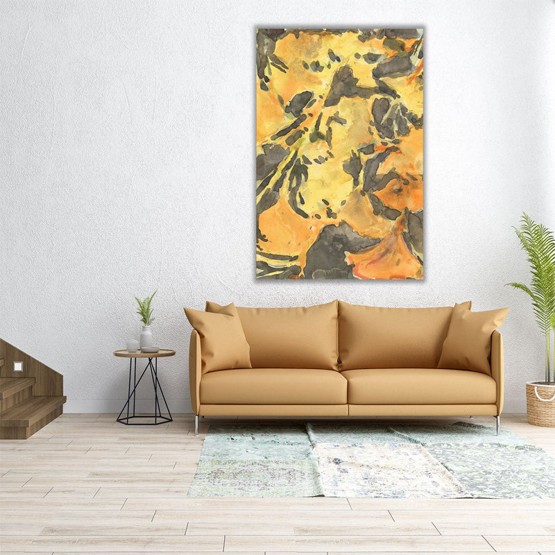«Ginkgo Leafing I», reproduction d'art sur toile, H 24 po x l 16 po