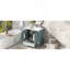 Ensemble de meuble-lavabo 30 po avec lavabo, armoire de salle de bain multifonctionnelle avec portes et tiroir, cadre solide et panneau de fibres à densité moyenne, vert-1030316331