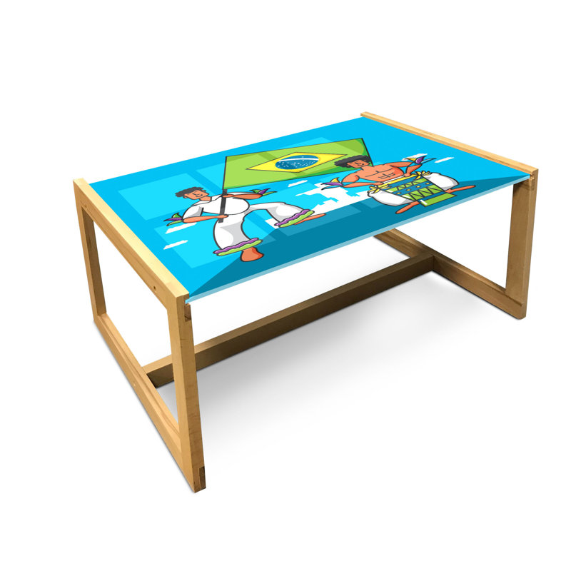Jabriyah Sled Coffee Table, 90cm H x 62cm W x 40cm D