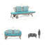 Banc convertible en bois Ad Tennis