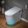 Intelligent Smart Bidet Toilet, Auto Open & Close, Foot Sensor, Auto Quiet Flush, Backup Mechanical Flush, and Advanced Deodorization