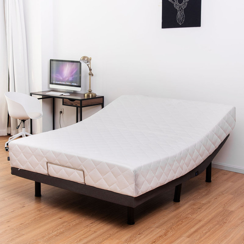 Massaging Zero Gravity Adjustable Bed with Remote, Queen