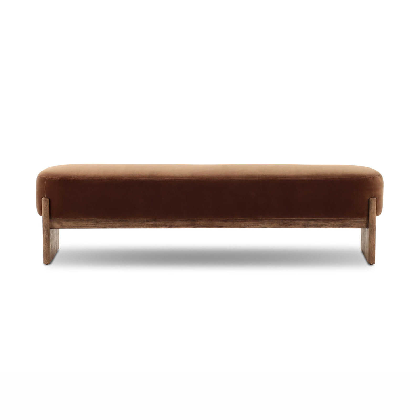 Gusman Bench, 20.5" H x 75.5" W x 20.5" D, Surrey Ochre