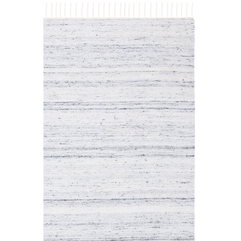 Tapis rayé en laine / coton tissé à la main Starcher, Rectangle 3 pi x 5 pi
