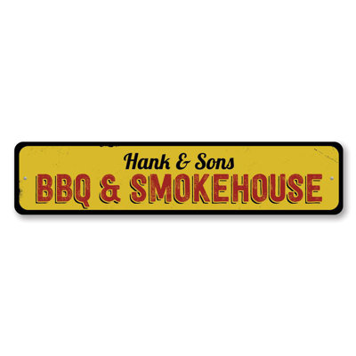 BBQ & Smokehouse Custom Aluminum Sign