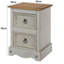 Corona 36cm W Solid Wood Bedside Table-130604751