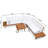 V Shaped 4-Piece Sofa Set