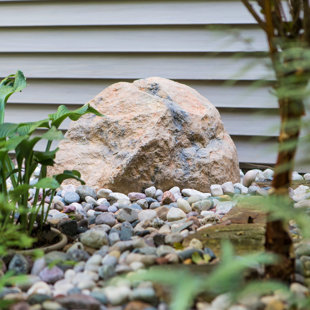 Backyard X-Scapes Beige Artificial Boulder Fake Rock 13 H x 28 W