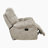  Yasminda 40" Transitional Polished Microfiber Glider Reclining Chair with Gentle Gliding, Durable Support & Foam Over Coils-1947409699