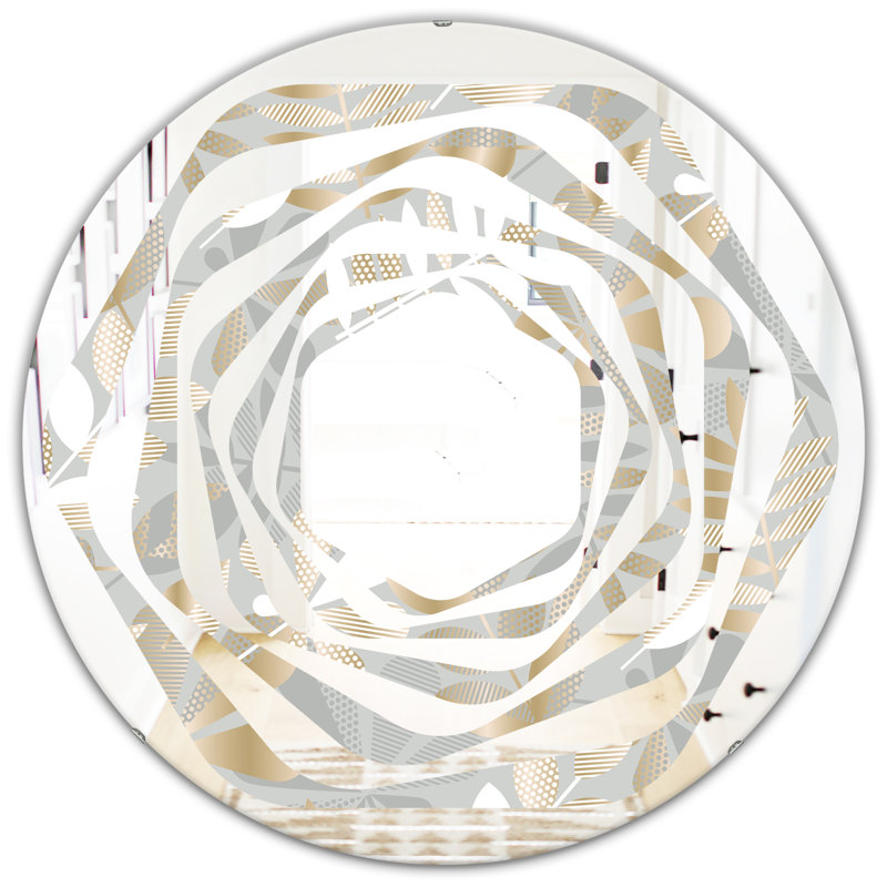 Miroir mural moderne et contemporain sans cadre, H 31,5 po x l po