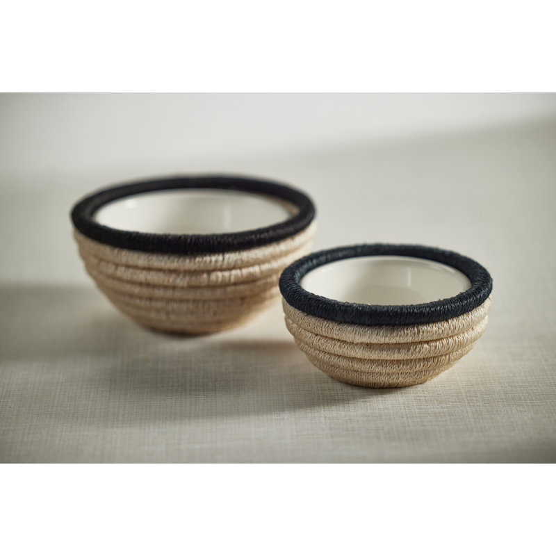 Desserte à condiments Matéria, Beige / noir, H 2,5 po x l 5,25 po x L 5,25 po