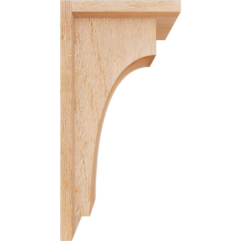 Corbeau Huntington avec plaque arrière, H 16 po x l 6 po x P 8 po, Cèdre rouge, Sciage brut