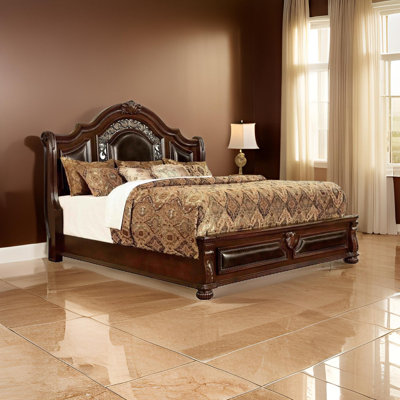 Grenada Solid Wood Platform Bed -  Fleur De Lis Living, F3D36627BE1C4CDDB80F8DFA77578B93