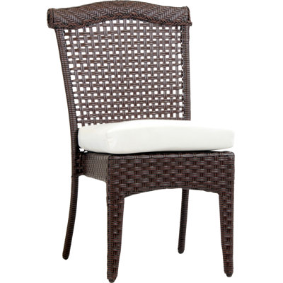 Chaise de patio empilable avec coussin Rashawn