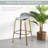 Bastiana Counter Stool with Metal Frame-771653969