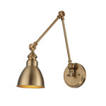 Coleson 17" H 1-Light Metal Swing Arm Sconce