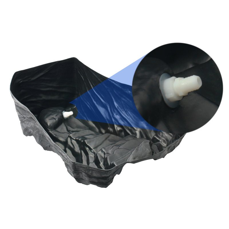 Black Heavy-Duty Molded Rock Waterfall for Ponds