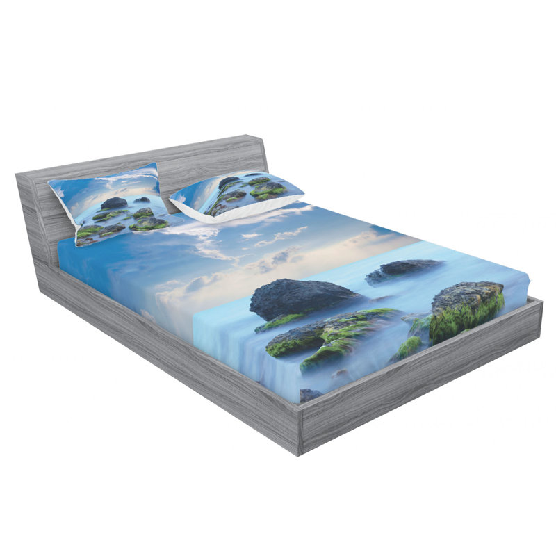 Microfiber Sheet Set, Full Sheet Set with Fitted Sheet