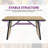 Longino Rectangular Outdoor Dining Table , 59.1 " W 34.3 " D