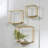 Aeesha 3 Piece Cube Iron Cube Shelf
