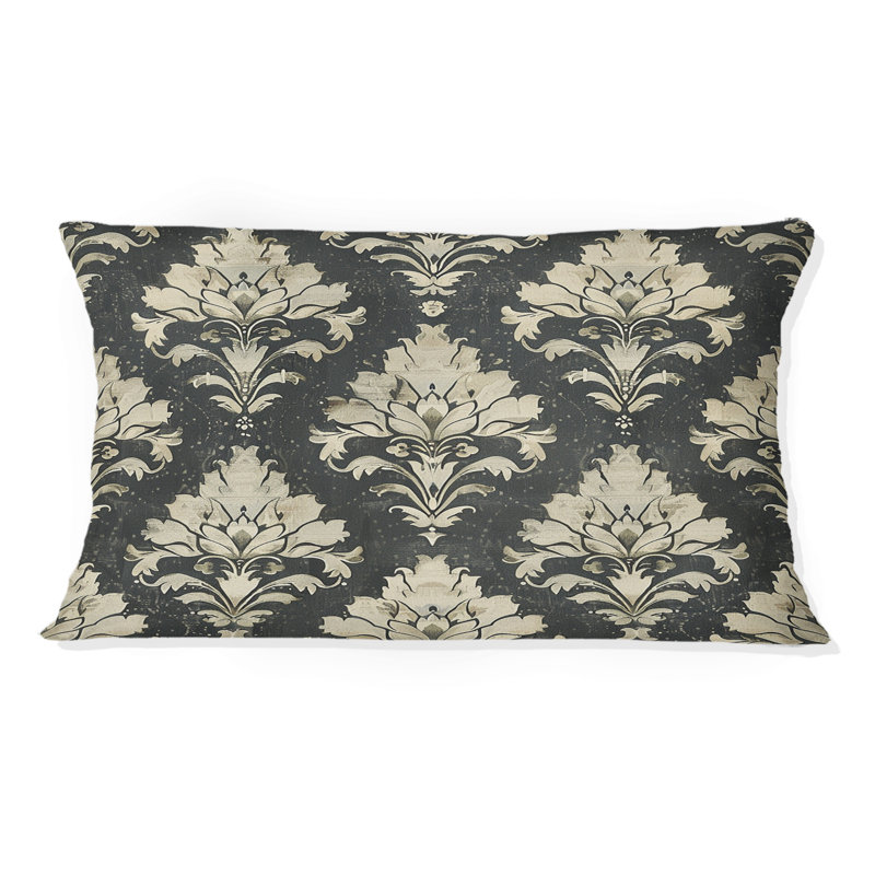 Coussin Black Rustic Elegance II - Country, Forme rectangulaire, H 12 po x l 20 po