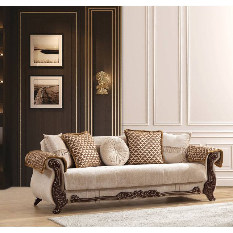 Tufted button back single cushion sofa. Luxury furniture. 77