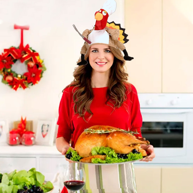 The Holiday Aisle® Thanksgiving Plush Chef Turquie