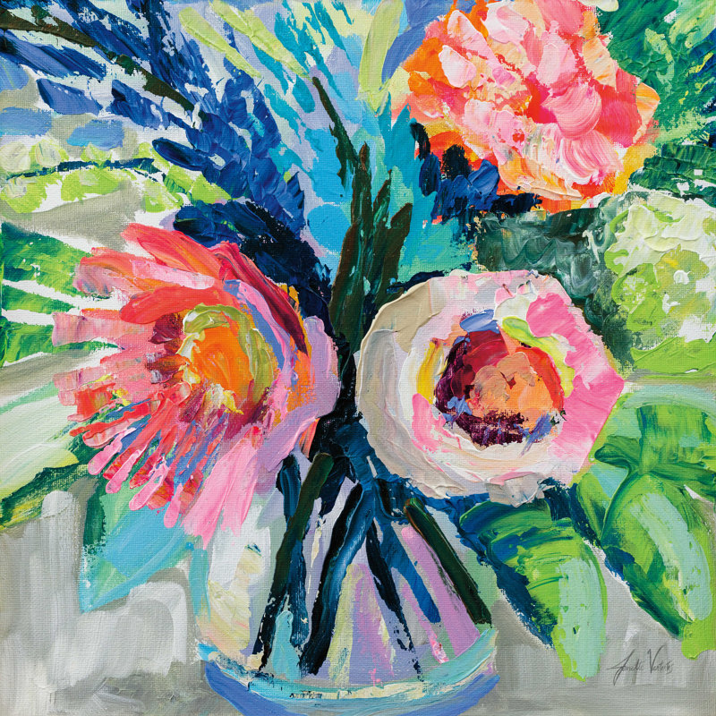 Huot «I'm Im Happy» par Jeanette Vertentes, H 12 po x l 12 po