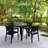 Quadis 4 - Person Patio Dining Set with Square Table-1606078131