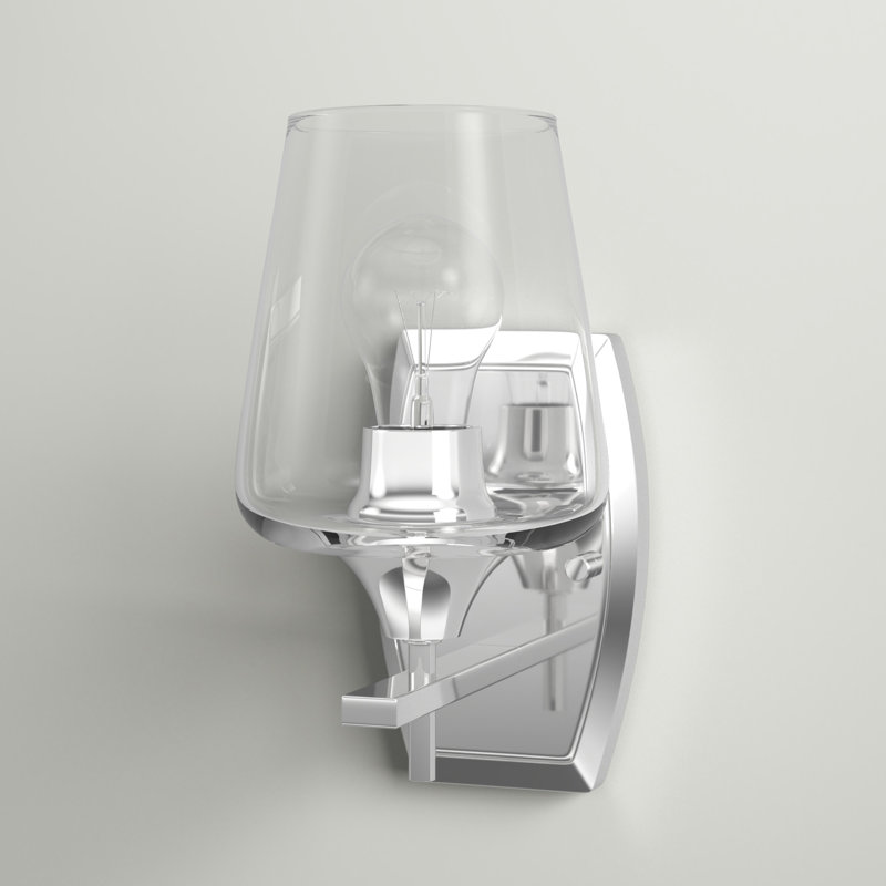Dahlya Armed Sconce, Chrome