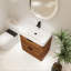 Meuble-lavabo autoportant avec lavabo en résine et deux tiroirs-1179271929