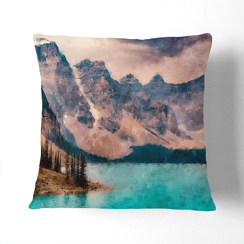 Square Throw Cushion, 55cm H x 55cm W x 20cm D