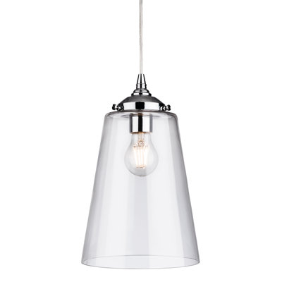 Pendants 1 - Light Chrome Cone Pendant