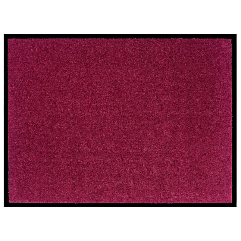 Boothe Doormat, Dirt Trapper Mat, Mat, Door Mat, Entrance, 0.7cm H x 80cm W x 120cm D, Red