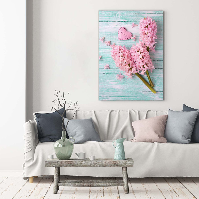 Lilac Flowers - Wrapped Canvas Print