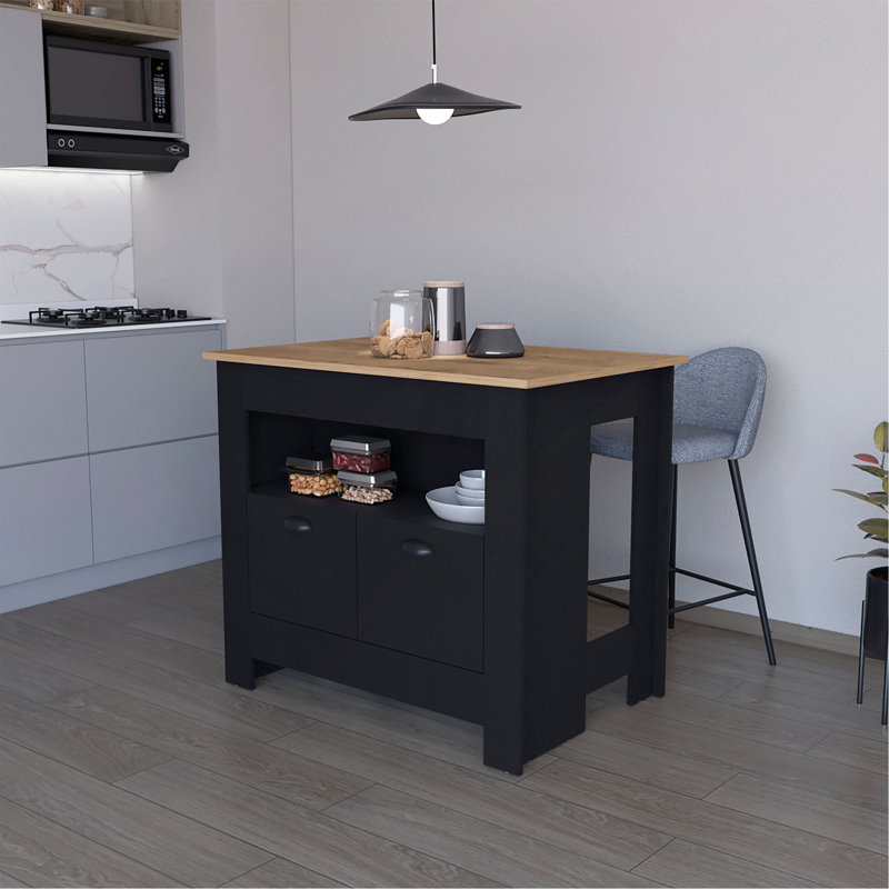 Îlot de cuisine polyvalent à 2 portes avec fonctionnalité améliorée