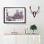 Canal Through Venice Italy in Abstract - Picture Frame Graphic Art Print-55680755-55680753