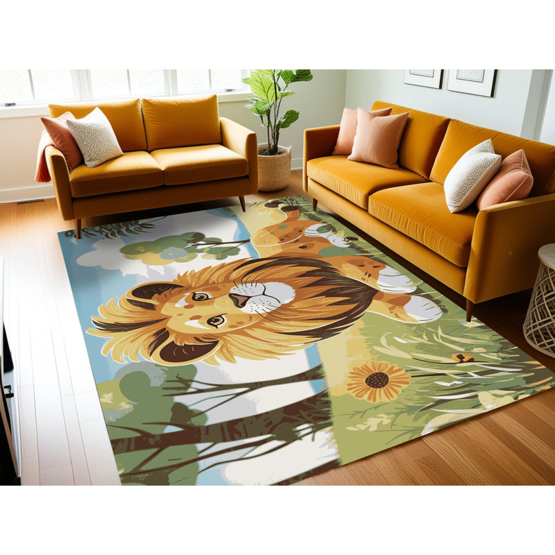 Tapis lavable Indigo, Rectangulaire 3 pi x 5 pi