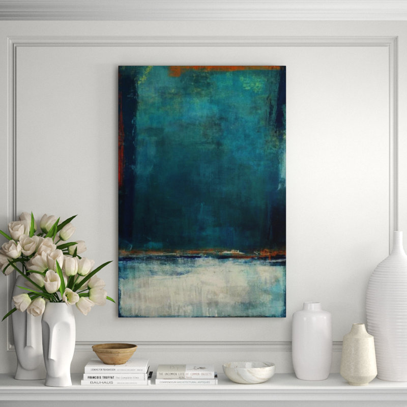 Azure View Painting by Mari Urasawa, 70" H x 47" W, Outdoor