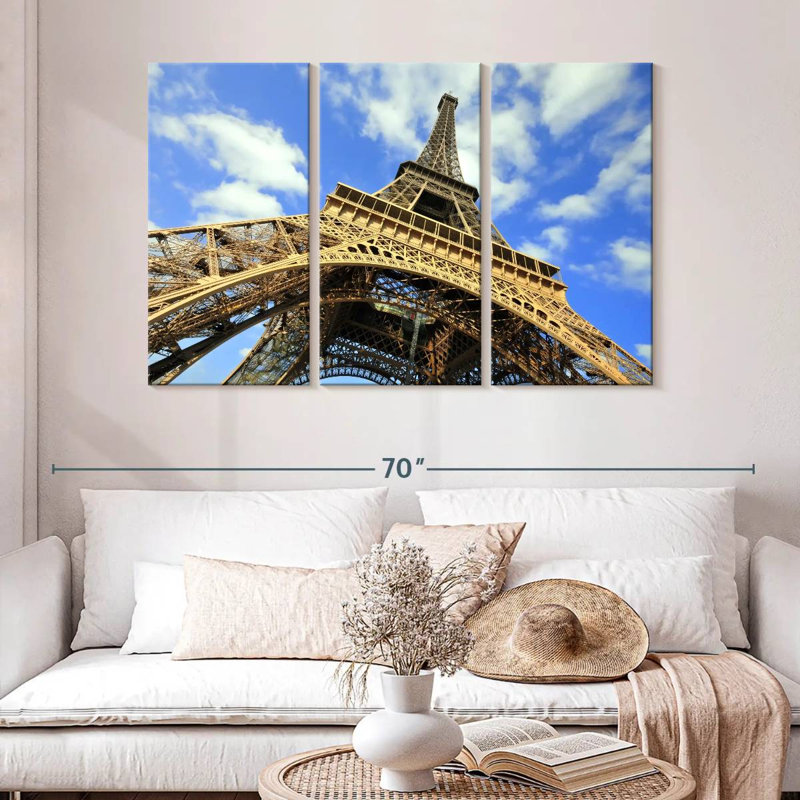 Lilie Towering Eiffel Tower Paris, 32" H x 50" W