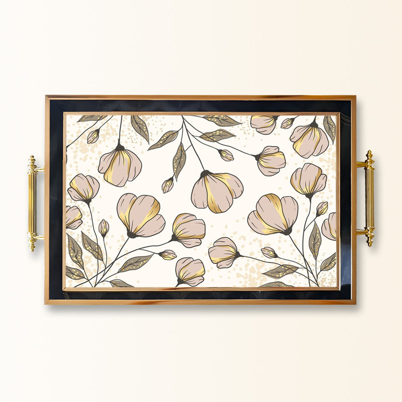 Élégant plateau en verre de 19,7 po x 11,4 po x 1,4 po | Fabrication 100% verre durable | Facile à nettoyer avec un chiffon humide | Idéal pour le service, la présentation décorative et l'organisation | Ajout élégant à la décoration intérieure