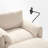 Upholstered Accent Armchair With Storage Ottoman-1890609191